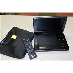 SONY PORTABLE CD/DVD PLAYER W/REMOTE IN CASE