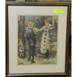 RENOIR REPLICA PICTURE CUSTOM FRAMED