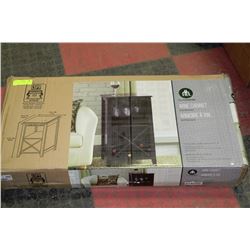 ESPRESSO WINE CABINET NEW IN BOX