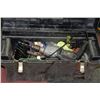 Image 1 : TOOL CHEST BLACK WITH CONTENTS INCLUDING PORTER