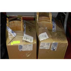 2 BOXES OF CRAFT SUPPLIES INCLUDING ANGEL PIECES,