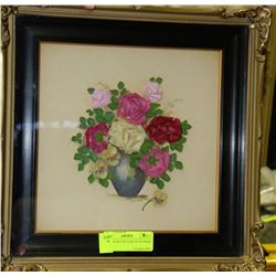 SHADOW BOX PICTURE OF FLOWERS