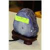 Image 1 : POLISHED PURPLE AGATE ROCK LIGHT