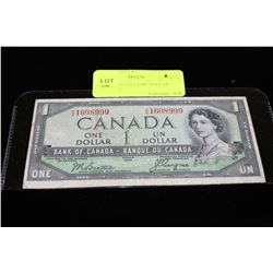 1954 DEVILS FACE ONE DOLLAR BANKNOTE