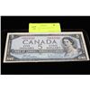 Image 1 : 1954 FIVE DOLLAR BANKNOTE - BEATTIE/RAS