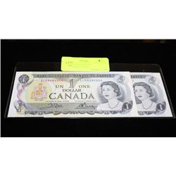 GEM UNC 1973 $1 NOTES CONSECUTIVE S/N X2