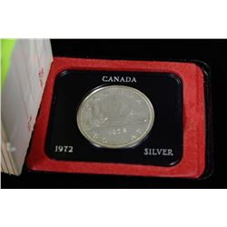 1972 VOYAGEUR CASED PROOF SILVER $1