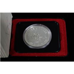 1975 CALGARY STAMPEDE CASED SILVER $1