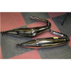 PAIR OF AFTER MARKET SNOWMOBILE PERFORMANCE TUNED