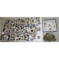 COLLECTION OF PINS INCLUDING DRAKA CABLES SET