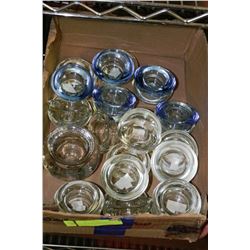 FLAT OF CANDLE HOLDERS