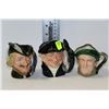 Image 1 : 3 ROYAL DOULTON MINI TOBY MUGS