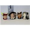 Image 1 : 4 ROYAL DOULTON MINIATURE TOBY MUGS