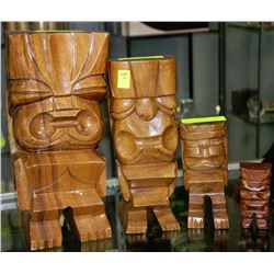 HAND CARVED TEKES FROM THE PHILIPPINES
