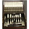 Image 10 : 101 PCS STAMPED WALLACE STERLING SILVER CUTLERY SET IN CASE