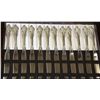 Image 2 : 101 PCS STAMPED WALLACE STERLING SILVER CUTLERY SET IN CASE