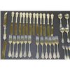 Image 5 : 101 PCS STAMPED WALLACE STERLING SILVER CUTLERY SET IN CASE