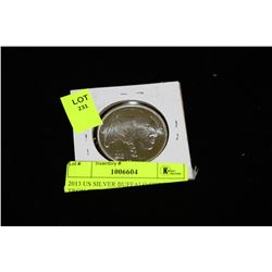 2013 US SILVER BUFFALO COIN - 1 TROY OUNCE