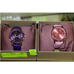 PAIR OF NEW GENEVA WATCHES