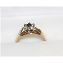 10 KT YELLOW GOLD LADIES RING