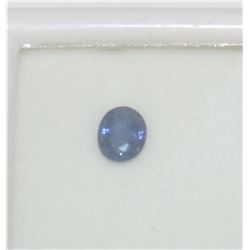 0.77 CT EXCELLENT TOP QUALITY ROYAL OVAL BLUE