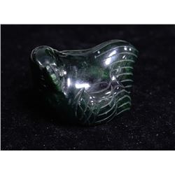 GREEN QUARTZ HEN ORNAMENT