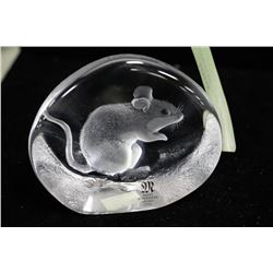 MATS JONASSON SWEDEN CRYSTAL MOUSE
