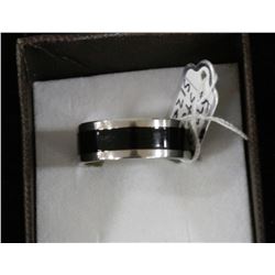 MENS STAINLESS STEEL RING SIZE 10