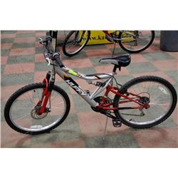 HUFFY 18 SPEED FULL SUSPENSION MOUNTAIN BIKE WITH