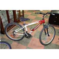 RALEIGH 21 SPEED FRONT SUSPENSION MOUNTAIN BIKE
