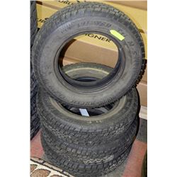 SET OF FOUR 155/80R13 WINTER TIRES