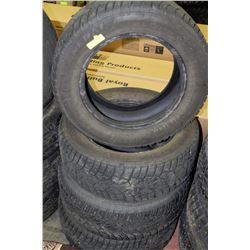 SET OF FOUR 215/60/R15 WINTER TIRES