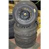 Image 2 : SET OF FOUR ICE PLUS 205/65R15 94H WINTER TIRES
