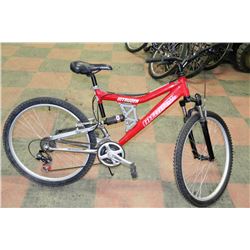 INFINITY 21 SPEED FULL SUSPENSION MOUNTAIN BIKE