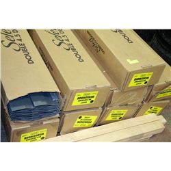 9 BOXES OF DK GREEN PLASTIC SIDING 12' LENGTHS