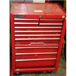 INTERNATIONAL ROLLING TOOLBOX WITH MISC TOOLS