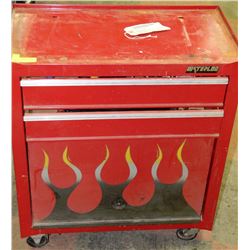 WATERLOO ROLLING TOOLBOX WITH MISC TOOLS