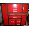 Image 1 : TOOL CHEST RED AND BLACK 72'  W x 68' H x 24' D