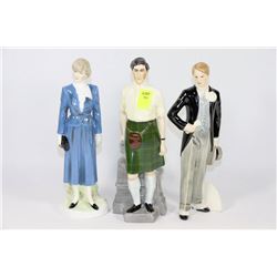 ESTATE GOBEL AND COALPORT PORCELAIN FIGURES X3