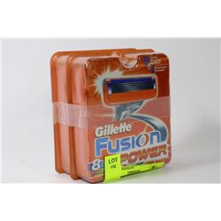 16 GILLETE FUSION BLADES