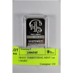 NORTHWEST TERRITORIAL MINT 1oz SILVER BARD