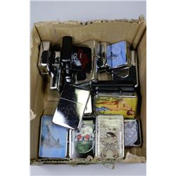 BUNDLE OF 15 NEW ZIPPO STYLE LIGHTERS