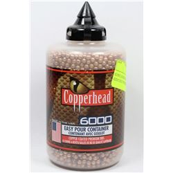 CONTAINER OF 6000 COPPER COATED PREMIUM BB'S