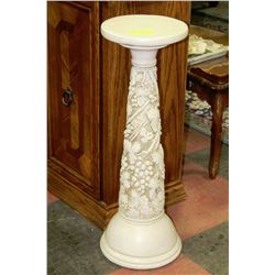 ROUND TOP CARVED STYLE PLANT STAND