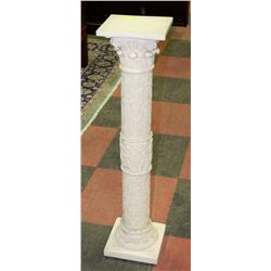 SQUARE TOP CARVED STYLE PLANT STAND