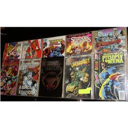 DISPLAY W/10 #1 COLLECTIBLE COMICS
