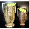Image 1 : PAIR OF VINTAGE ROSEVILLE HANDPAINTED VASES