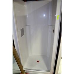PREVIOUSLY INSTALLED SHOWER STALL - 36"W X 72"H