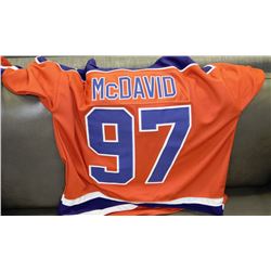 NEW REEBOK CONNOR MCDAVID JERSEY -SIZE 52 (ORANGE)