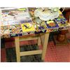 Image 1 : SMALL YELLOW TILED TABLE